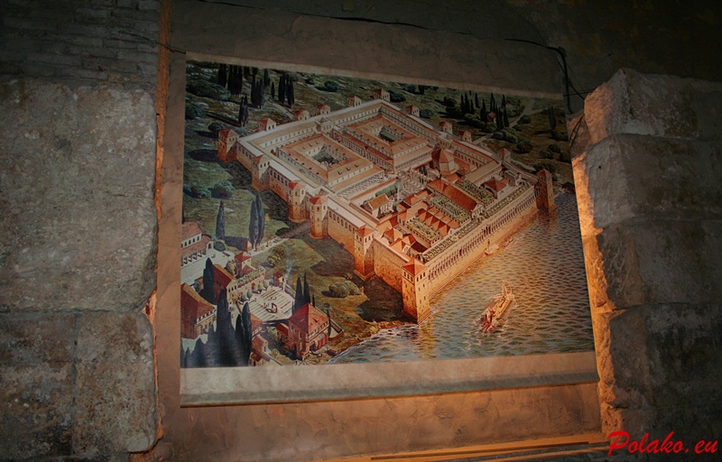 Podziemia pałacu Dioklecjana