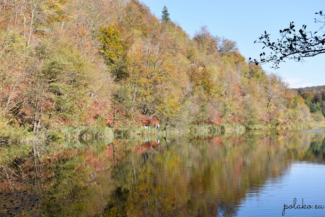 Jeziora Plitwickie jesienią
